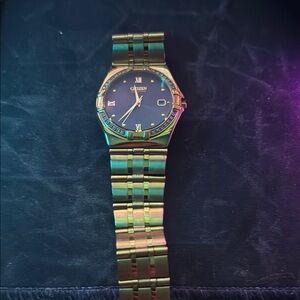 Citizen Gold Watch with Black Dial